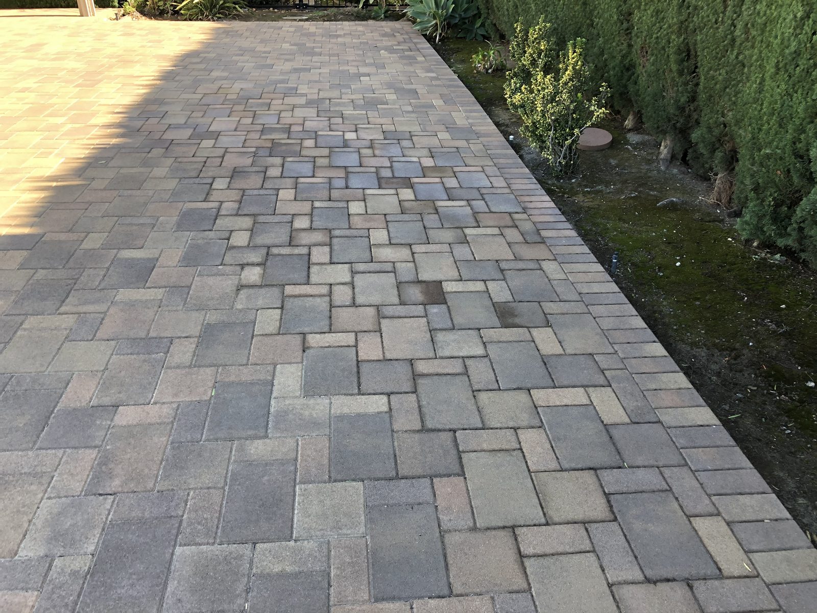 New concrete driveway by Driveway Masters in Buena Park, CA