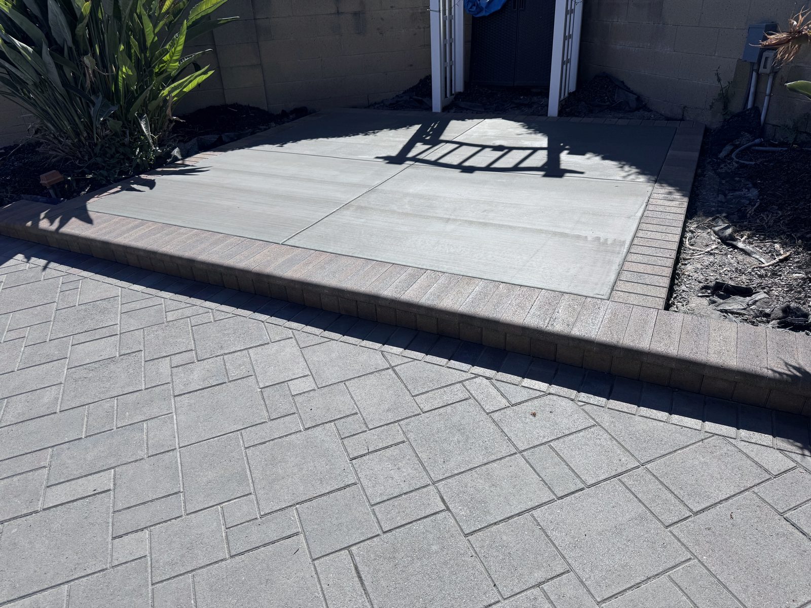 Concrete patio by Driveway Masters, serving Fountain Valley, CA