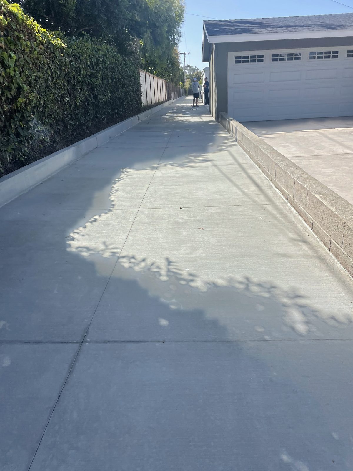 New concrete driveway by Driveway Masters in Newport Beach, CA